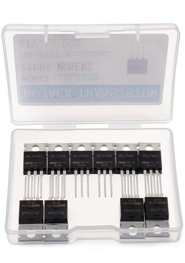 BOJACK IRLZ34N MOSFET 30A 55V N Channel Pack of 10 TO-220AB-1