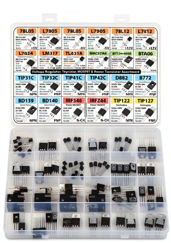 Power Transistor MOSFET Kit 82 pcs 24 Types by 3pdt Electronics-3