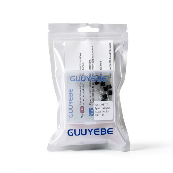 BS170 Mosfet Transistor TO-92 NMOS MOS N-Channel Power Mosfet Transistors of Semiconductor Products Pack of 10 PCS-3
