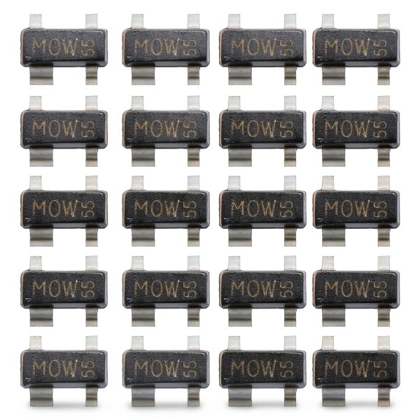 GODIYMODULES 20PCS BF998R N-Channel MOSFET 12V 30mA SOT-143 Pack-5