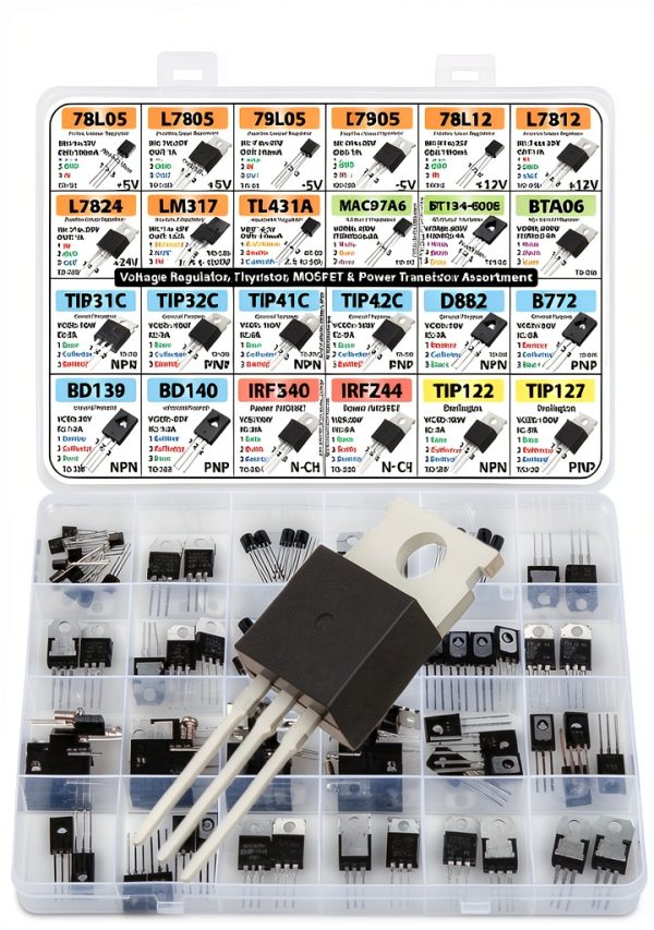 Power Transistor MOSFET Kit 82 pcs 24 Types by 3pdt Electronics-0