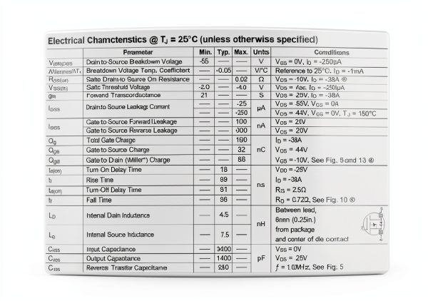 IRF4905 Bridgold P-Channel MOSFET - Low R, Fast Switching 20pcs Pack-5