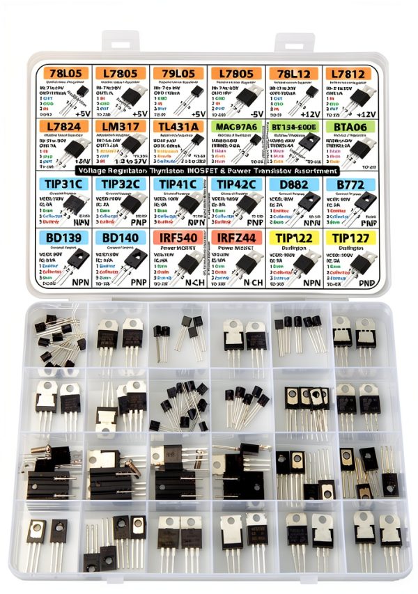 Power Transistor MOSFET Kit 82 pcs 24 Types by 3pdt Electronics-2
