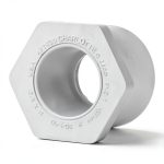 Charlotte Pipe 1 x 1/2 SCH40 Reducer Bushing SPGXS Pressure PVC-0