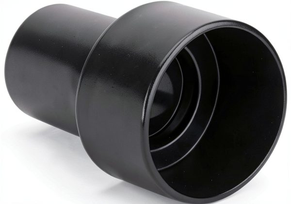 Delta 2-1/2 in. to 1-1/2 in. Reducer Tube Fitting, Black Metal Adapter-0